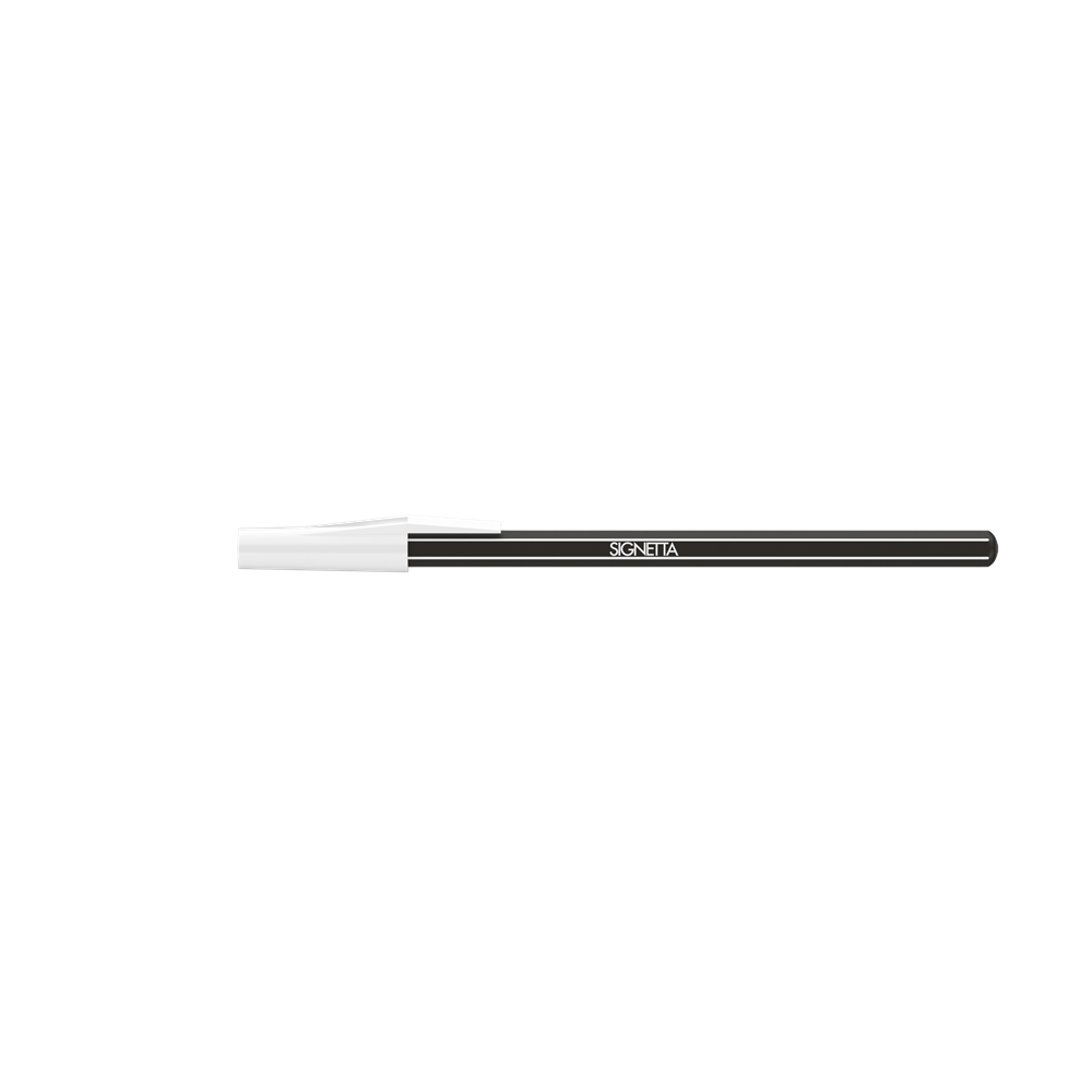 Golyóstoll 0,7mm, kupakos, Ico Signetta, írásszín fekete