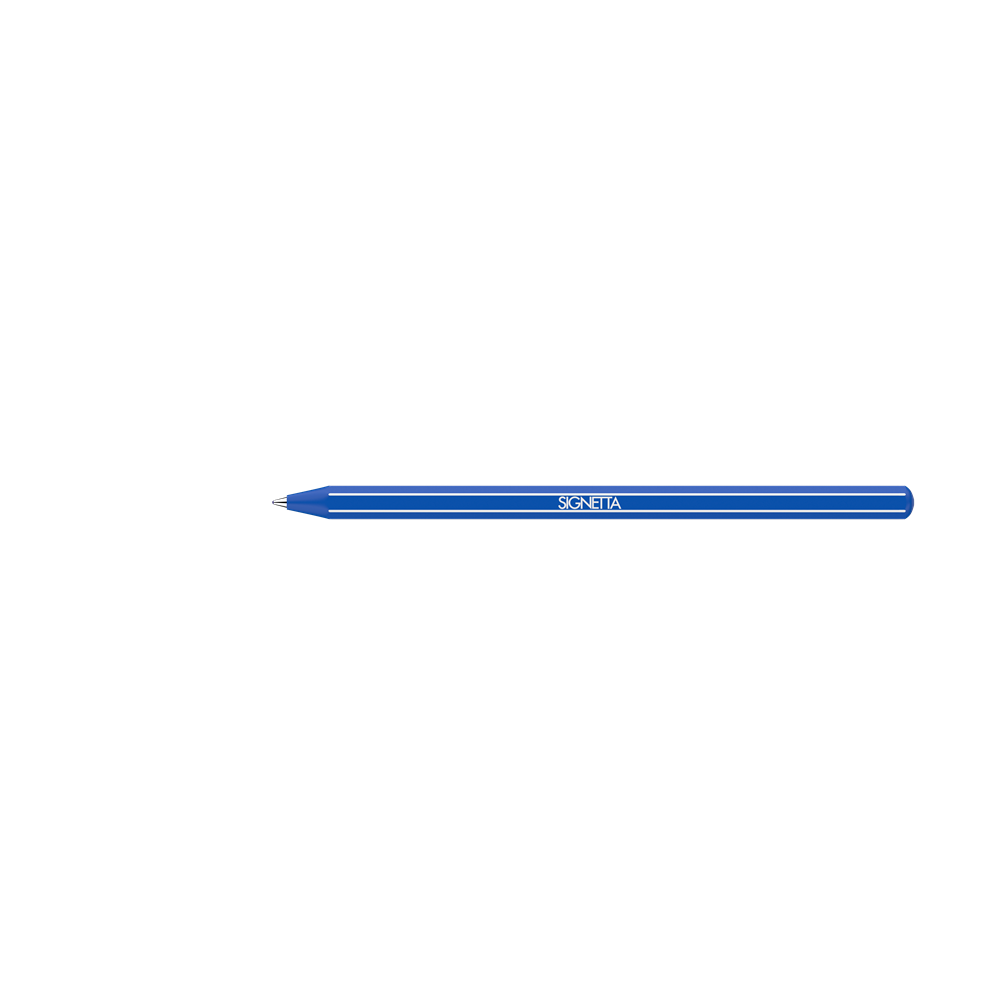 Golyóstoll 0,7mm, kupakos, Ico Signetta, írásszín kék