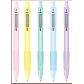 Golyóstoll 1 mm, rózsaszín tolltest, Zebra Z-Grip Pastel, írásszín kék