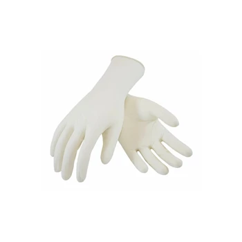 Gumikesztyű latex púderes M 100 db/doboz, GMT Super Gloves fehér