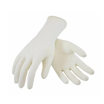 Gumikesztyű latex púderes S 100 db/doboz, GMT Super Gloves fehér