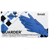 Gumikesztyű nitril púdermentes S 100 db/doboz GUARDER® Industry kék