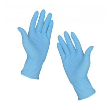 Gumikesztyű nitril púdermentes XS 100 db/doboz GMT Super Gloves kék
