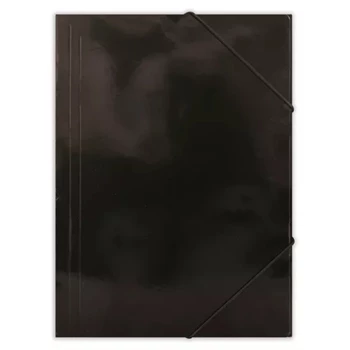 Gumis mappa A4, 300g. karton sarok gumírozással OfficeArt, fekete