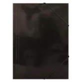 Gumis mappa A4, 300g. karton sarok gumírozással OfficeArt, fekete