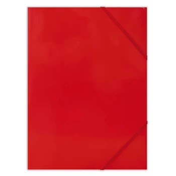 Gumis mappa A4, 300g. karton sarok gumírozással OfficeArt, piros