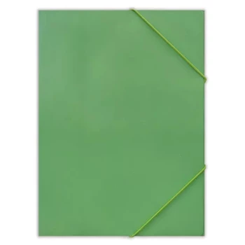 Gumis mappa A4, 300g. karton sarok gumírozással OfficeArt, zöld