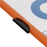 Gyorsfűző klip mappa A4, műanyag 60laphoz fém klippes Bluering® narancssárga 