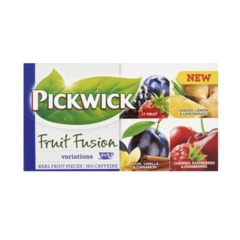 Gyümölcs tea 20x1,9 g Pickwick Fruit fusion kék