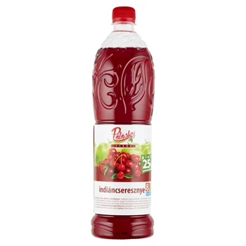 Gyümölcsszörp 1l, indiáncseresznye Pölöskei