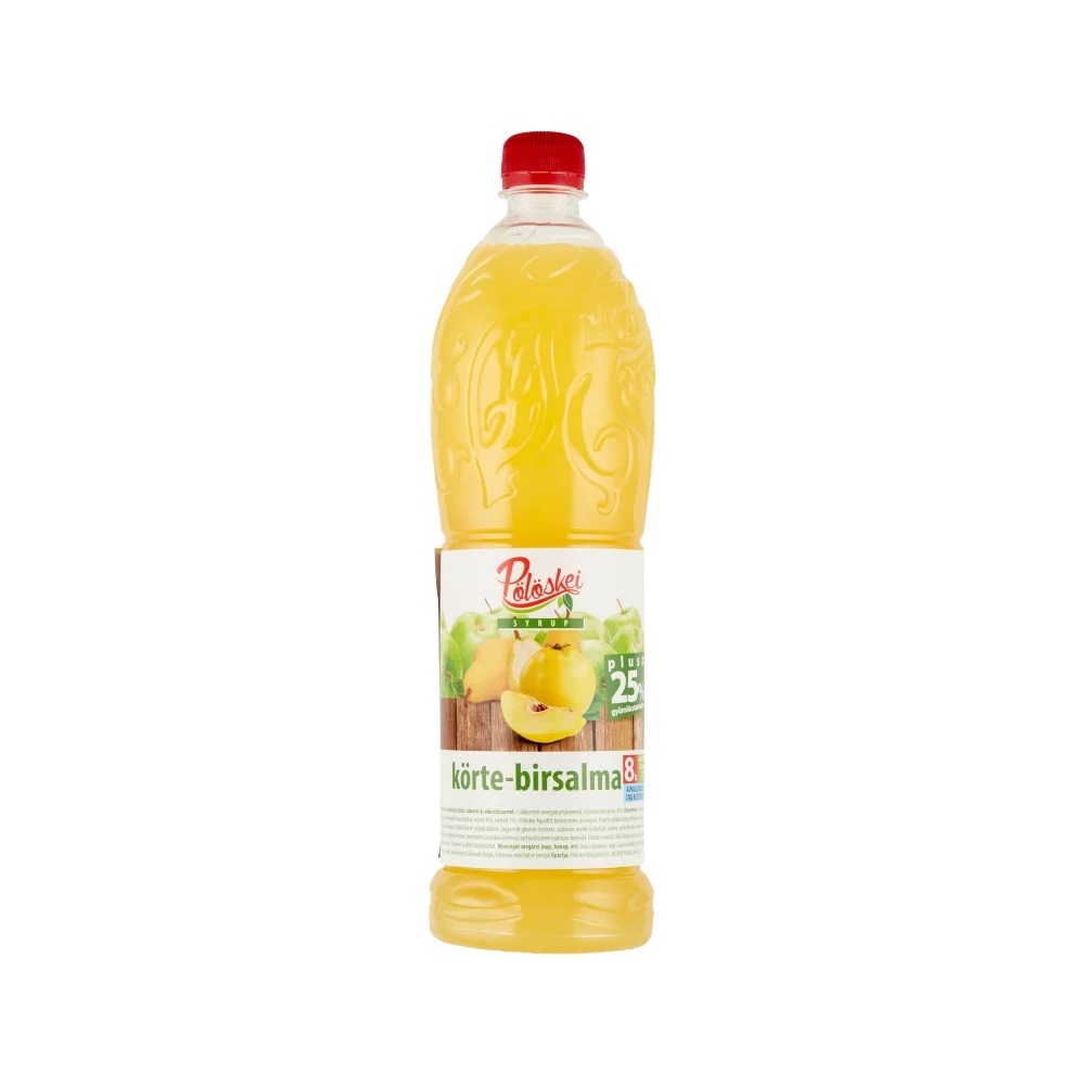 Gyümölcsszörp 1l, körte-birs Pölöskei
