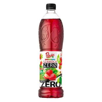 Gyümölcsszörp 1l, szamóca Zero Pölöskei