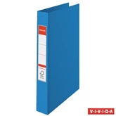 Gyűrűskönyv A4, 4,2cm, 4 gyűrű, PP Esselte Standard Vivida kék