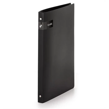 Gyűrűskönyv A4, 4 gyűrűs 2cm gerinc PP,  Karton P+P Opaline fekete