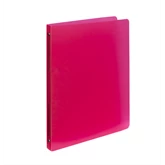 Gyűrűskönyv A4, 4 gyűrűs 2cm gerinc PP,  Karton P+P Opaline piros