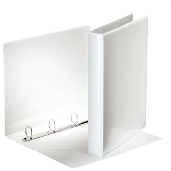 Gyűrűskönyv panorámás A4, 4cm, 4 gyűrű, D alakú, PP Esselte fehér