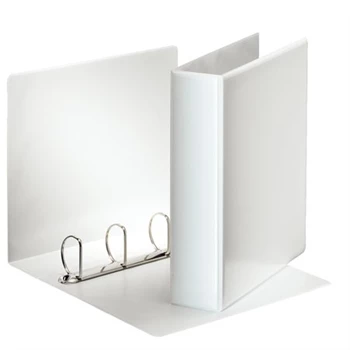 Gyűrűskönyv panorámás A4, 7,5cm, 4 gyűrű, D alakú, PP Esselte fehér