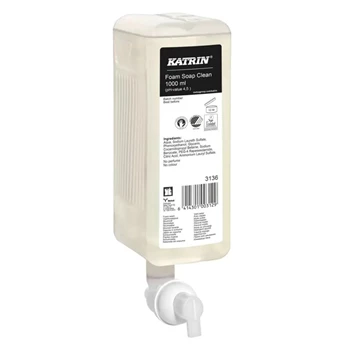 Habszappan patronos 1 liter PURE NEUTRAL Katrin_3136