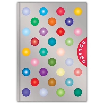 Határidőnapló Colors A5 napi, fehér lapokkal Magic Dayliner 2026.