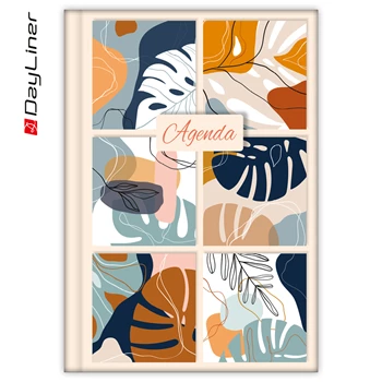 Határidőnapló Colors A5 napi, fehér lapokkal Palm Dayliner 2026.