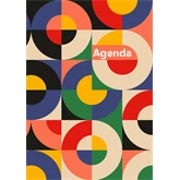 Határidőnapló Colors A5 napi, fehér lapokkal Retro Dayliner 2026.