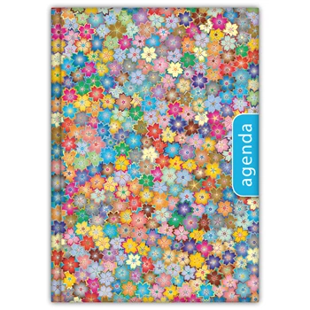 Határidőnapló Colors A5 napi, fehér lapokkal Spring Kék Dayliner 2026.