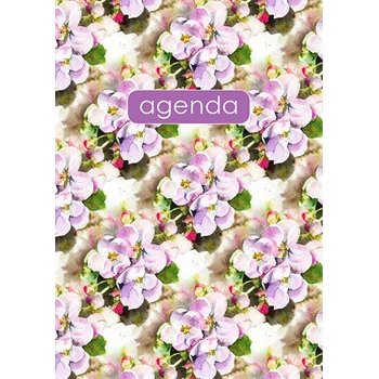 Határidőnapló Colors A5 napi, fehér lapokkal Spring Lila Dayliner 2026.