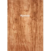 Határidőnapló Colors A5 napi, fehér lapokkal Wood Dayliner 2026.