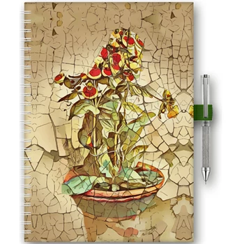 Határidőnapló InSpiral A5 heti, fehér lapokkal Bloom Dayliner 2026.