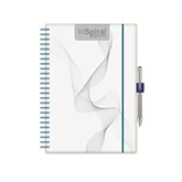 Határidőnapló InSpiral A5 heti, fehér lapokkal GT fehér-kék Dayliner 2026.