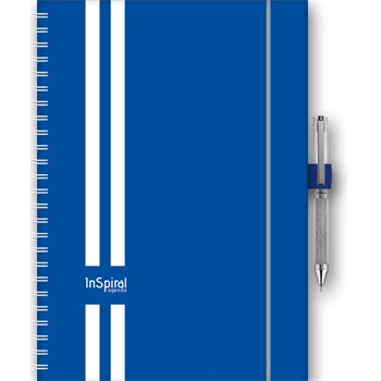 Határidőnapló InSpiral A5 heti, fehér lapokkal GT kék-fehér Dayliner 2026.