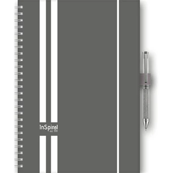 Határidőnapló InSpiral A5 heti, fehér lapokkal GT szürke-fehér Dayliner 2026.