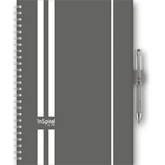 Határidőnapló InSpiral A5 heti, fehér lapokkal GT szürke-fehér Dayliner 2026.