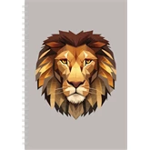 Határidőnapló InSpiral A5 heti, fehér lapokkal Lion Dayliner 2026.