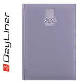 Határidőnapló MyPastel A5 napi, krémszínű lapokkal kék Dayliner 2026.
