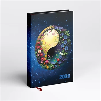 Határidőnapló Picture A/5, napi fehér lapokkal jinjang Realsystem 2026.