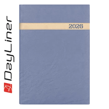 Határidőnapló The Boss A5 napi, fehér lapokkal jeans Dayliner 2026.
