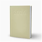 Határidőnapló agenda Standard A/5, napi, fehér lapokkal (bézs) 2026. Bluering®