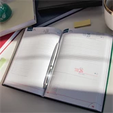 Határidőnapló agenda Standard A/5, napi, fehér lapokkal (kék) 2026. Bluering®