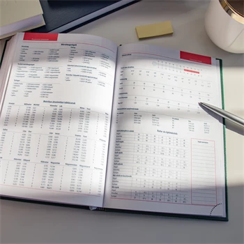 Határidőnapló agenda Standard A/5, napi, fehér lapokkal (kék) 2026. Bluering®