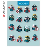 Határidőnapló és jegyzet Colors A5 vonalas, fehér lapokkal Happynest Kalóz kék Dayliner 2026.