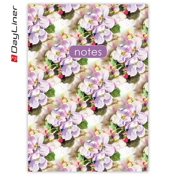 Határidőnapló és jegyzet Colors A5 vonalas, fehér lapokkal Spring lila Dayliner 2026.