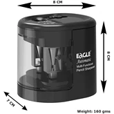 Hegyező asztali 2 lyukú elektromos elemes és USB adapterrel működtethető EG5161 Eagle fekete
