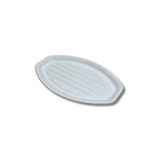 Hidegtál 3 személyes (34 x 23,5 cm) komposztálható cukornád 50 db/csomag fehér