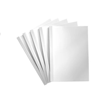 Hőkötő borító, A4, 1,5mm, 10lapig 100 db/doboz, Bluering® fehér