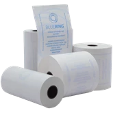 Hőpapír 110 mm széles, 28fm hosszú, cséve 12mm, 5 tekercs/csomag,  ( 110/50 ) BPA mentes Bluering®