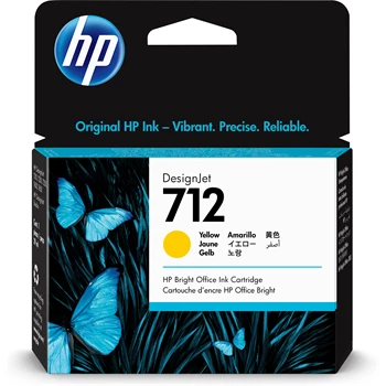 Hp 712/3ED69A tintapatron yellow ORIGINAL