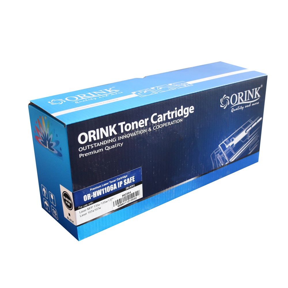 Orink Hp W1106A toner ORINK PATENTED NO CHIP