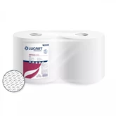 Ipari törlő 2 rétegű tekercses átmérő: 24 cm 100 % cellulóz 400 lap/tek 2 tekercs/karton Lucart Texicell 400_851270