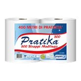 Ipari törlő 2 rétegű tekercses átmérő: 26 cm 800 lap/tek 2 tekercs/karton Paperdi Pratika 800_BI8S800